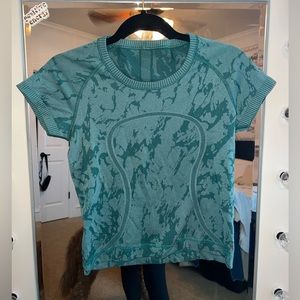 Lululemon Teal Swiftly Crop